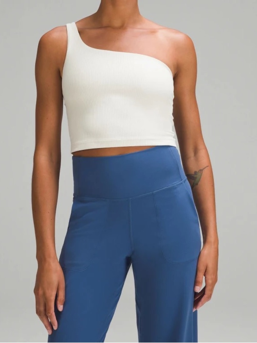 Lululemon Ribbed Nulu Asymmetrical Yoga Tank Top